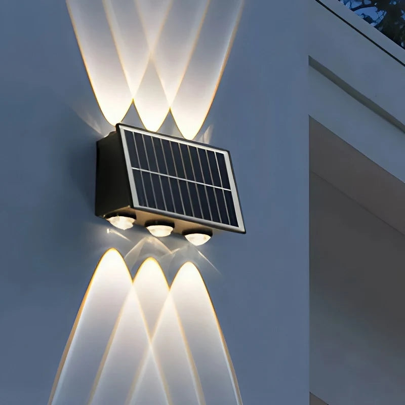 Solar Powered Vintage Bulb Wall Sconce
