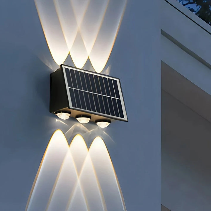 Solar Powered Vintage Bulb Wall Sconce