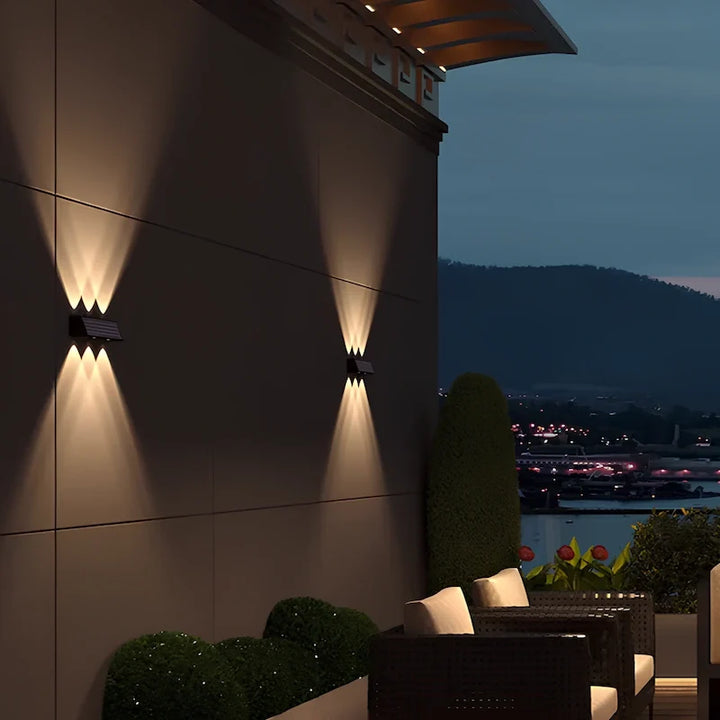 Solar Powered Up and Down Wall Light