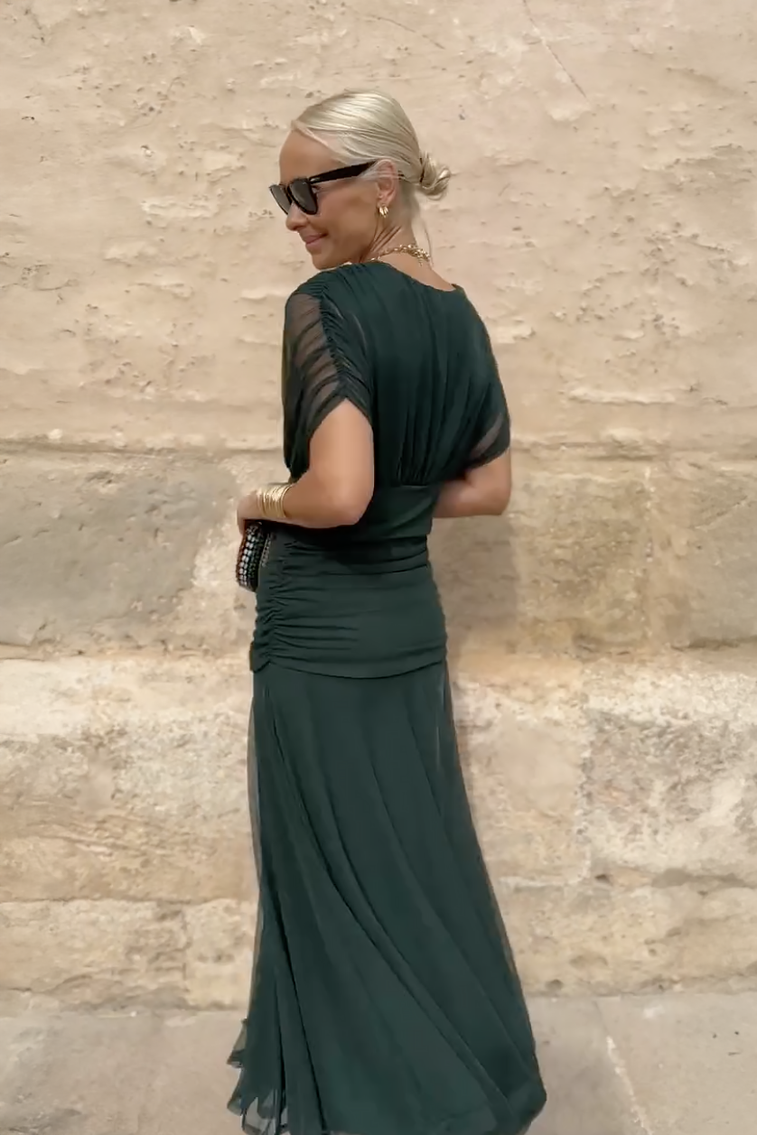Women's V-Neck Maxi Summer Dress – image 10