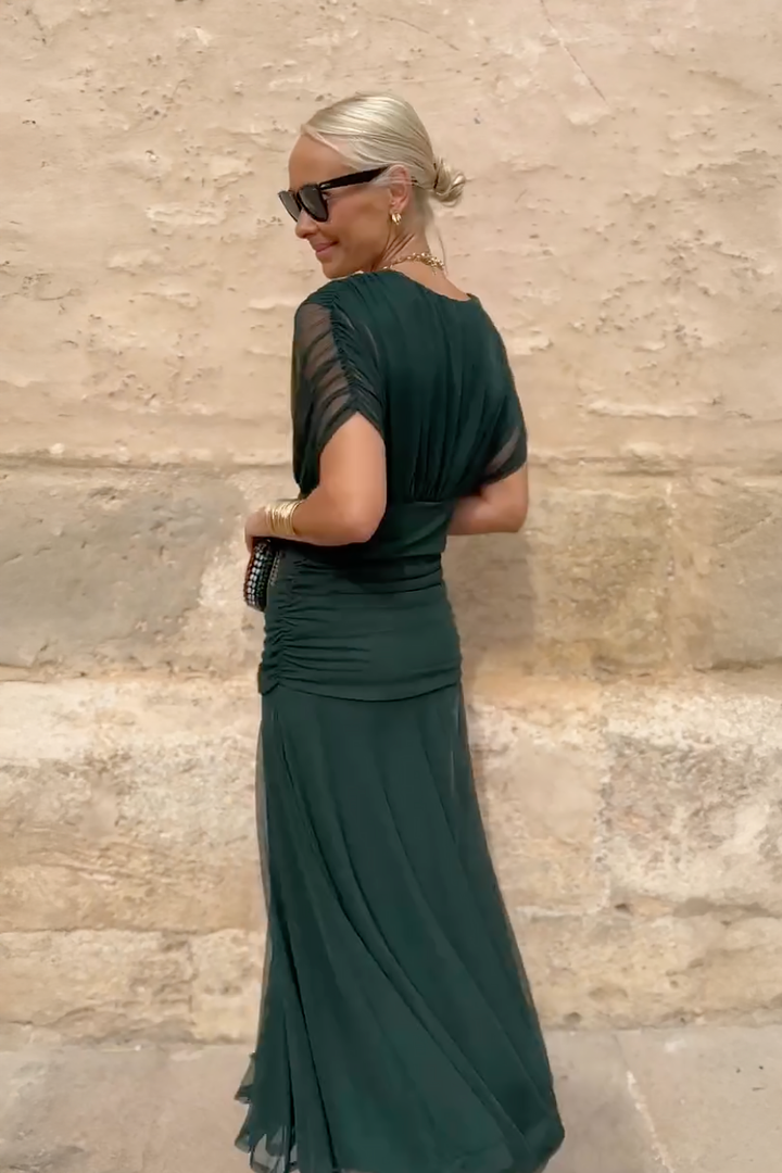 Women's V-Neck Maxi Summer Dress – image 10