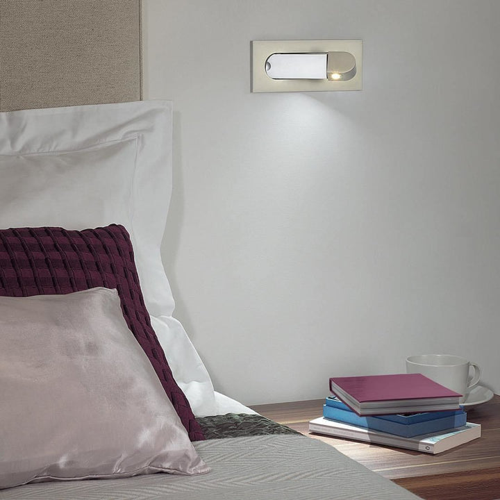 Recessed-Look Reading Wall Light | Swivel LED, 6 Finishes