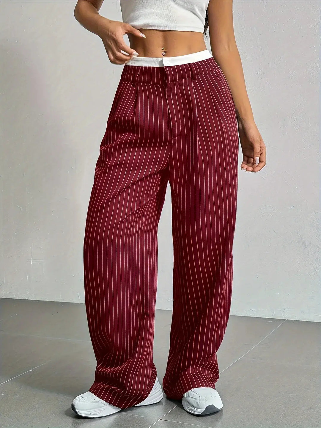 Women's Striped Everyday Trousers – image 9