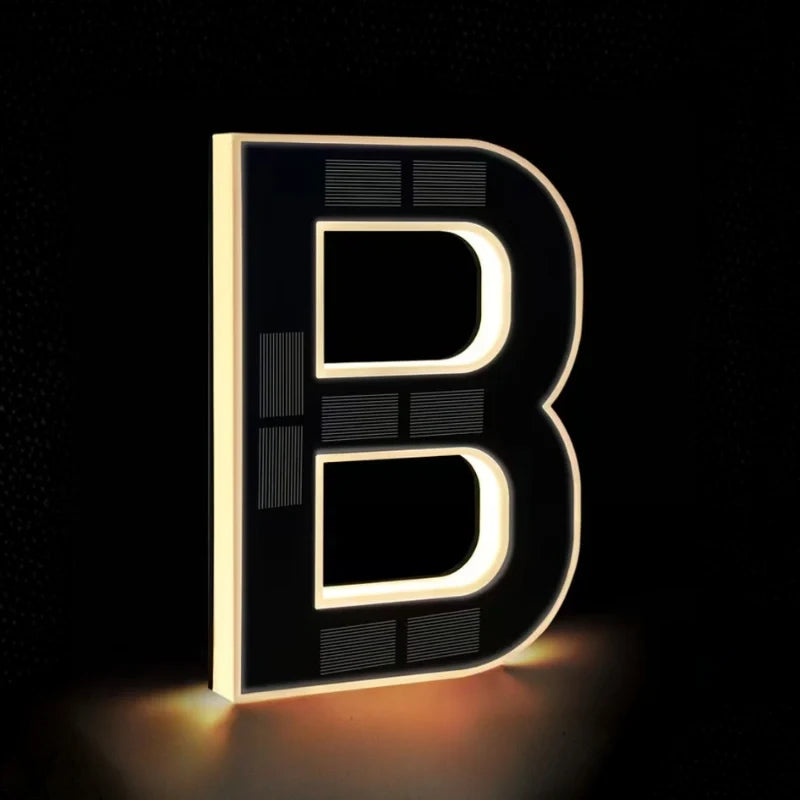 Solar Powered House Number Light