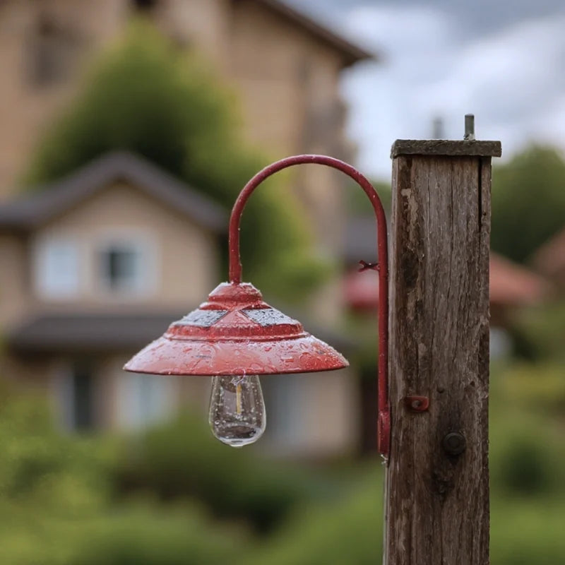 Solar Powered Vintage Outdoor Wall Light
