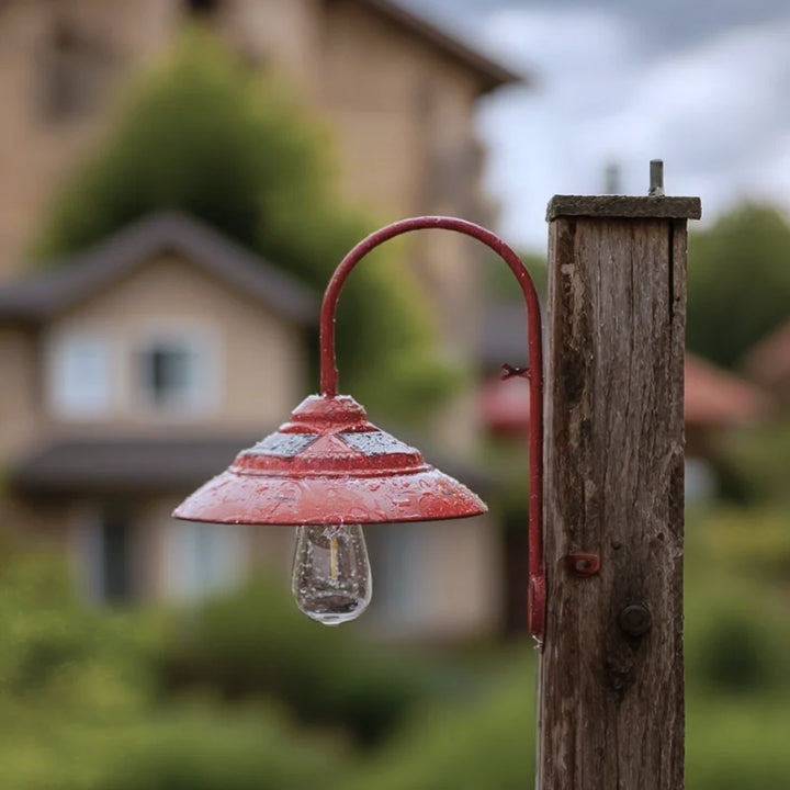 Solar Powered Vintage Outdoor Wall Light