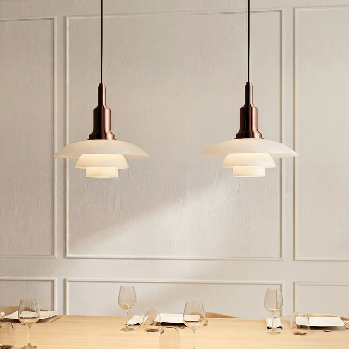 2/3 Head Danish Designer Pendant Light