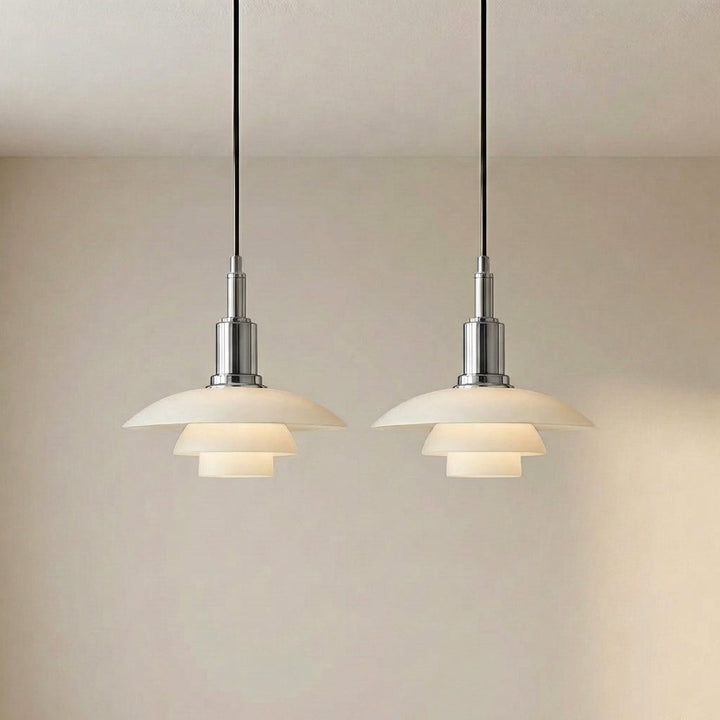 2/3 Head Danish Designer Pendant Light