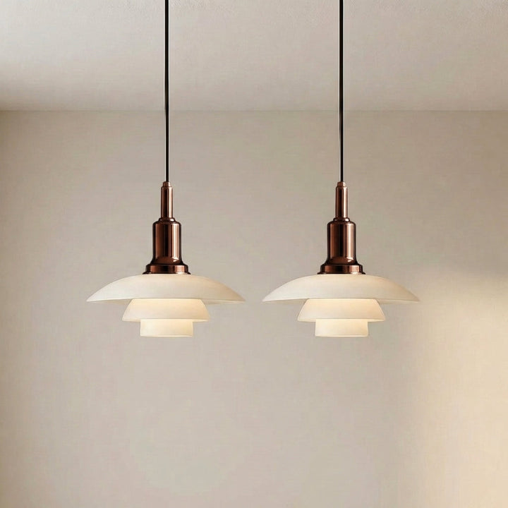2/3 Head Danish Designer Pendant Light