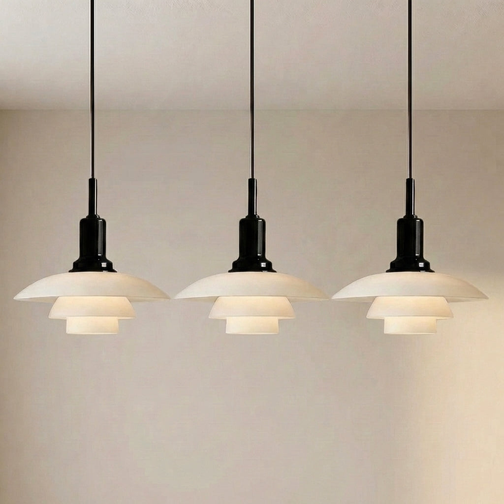 2/3 Head Danish Designer Pendant Light