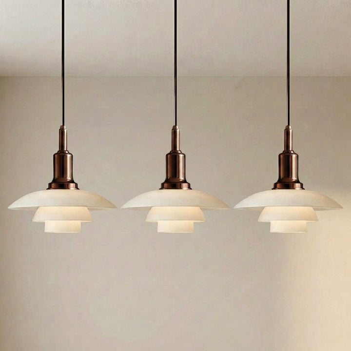 2/3 Head Danish Designer Pendant Light