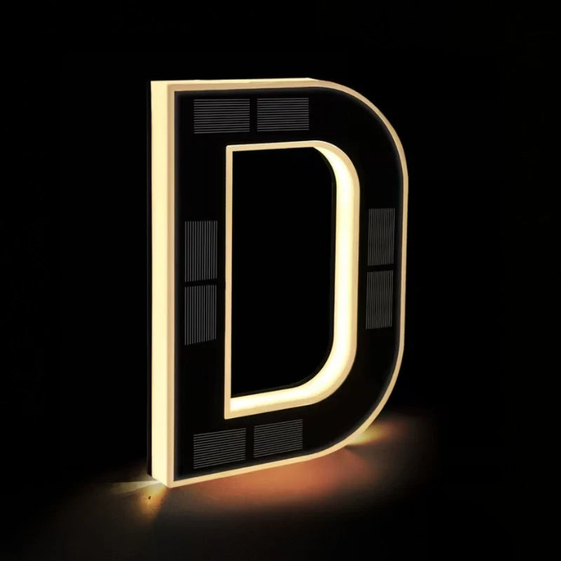Solar Powered House Number Light