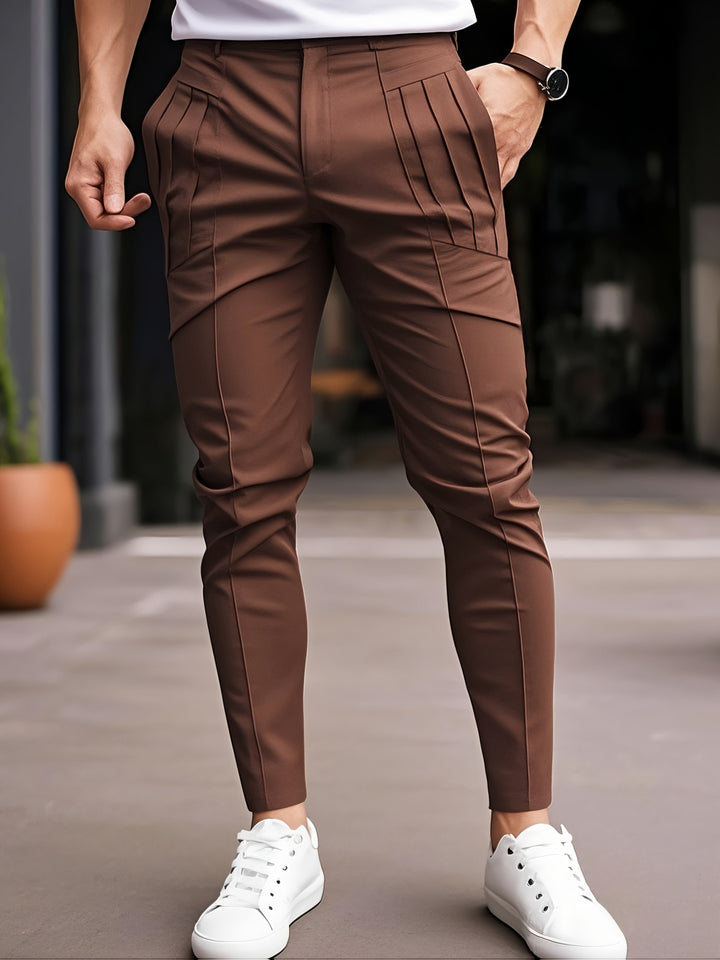 Men's Slim-Fit Tailored Everyday Trousers – image 12