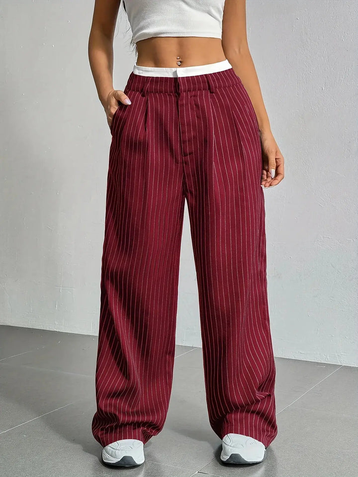Women's Striped Everyday Trousers – image 3