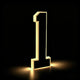 Solar Powered House Number Light