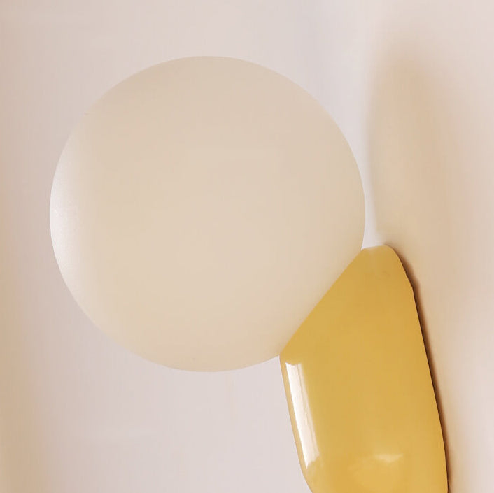 Modern Glass Globe Wall Light