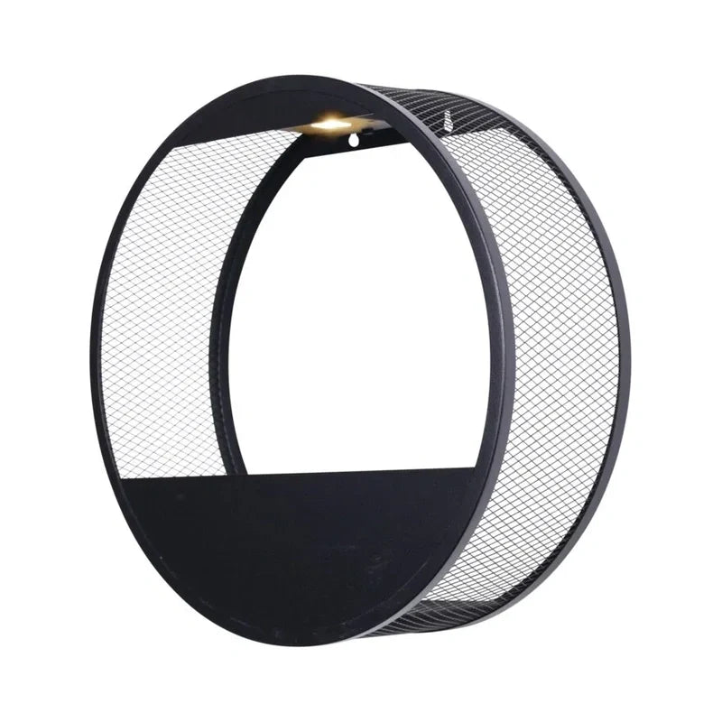 Solar Wall Light with Built-In Planter