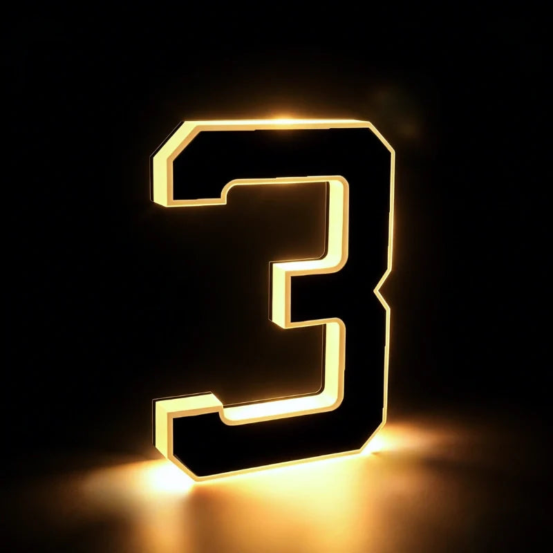 Solar Powered House Number Light