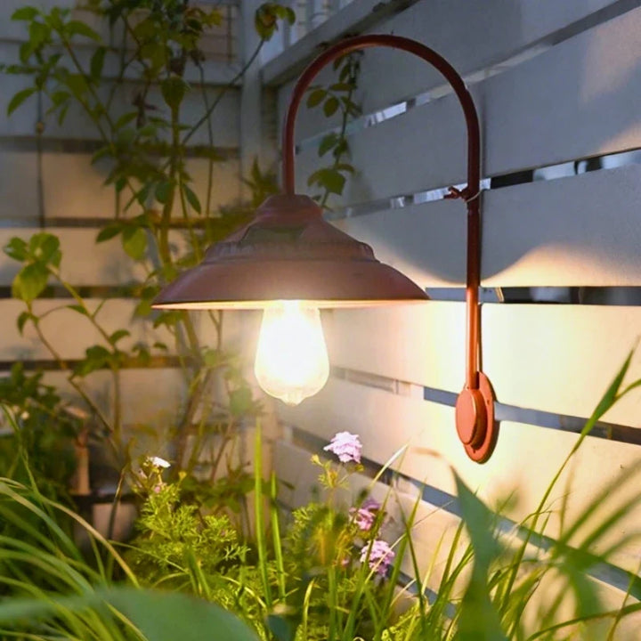 Solar Powered Vintage Outdoor Wall Light