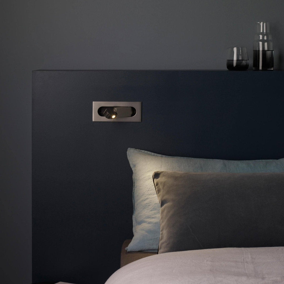 Recessed-Look Reading Wall Light | Swivel LED, 6 Finishes