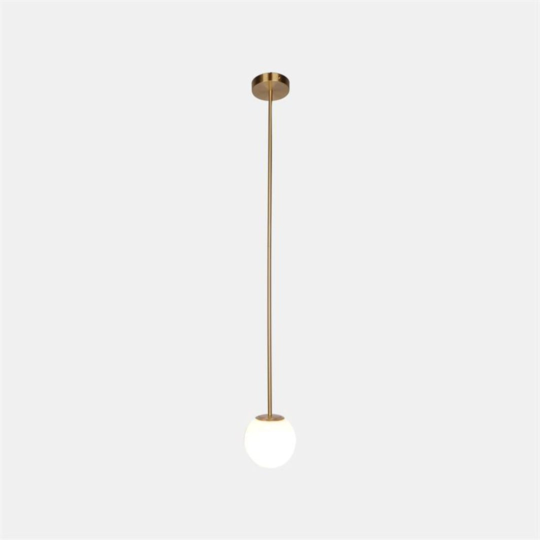 Modern Glass Pendant Light With Integrated LED for Dining Room — Ashbury Home & Living