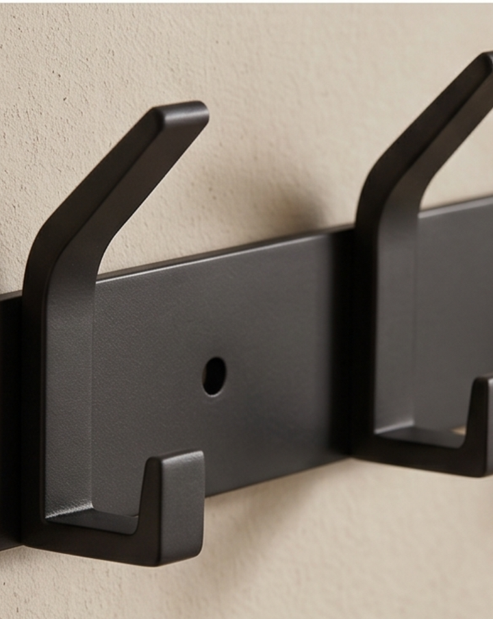 Aluminium Wall Hook Rail, view 3