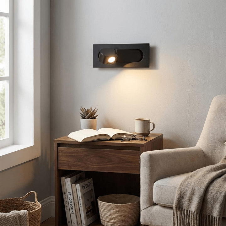 Recessed-Look Reading Wall Light | Swivel LED, 6 Finishes