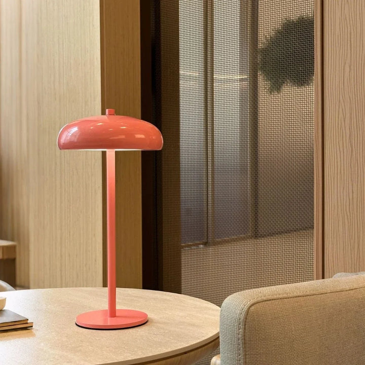 Rounded Retro Cordless Table Lamp