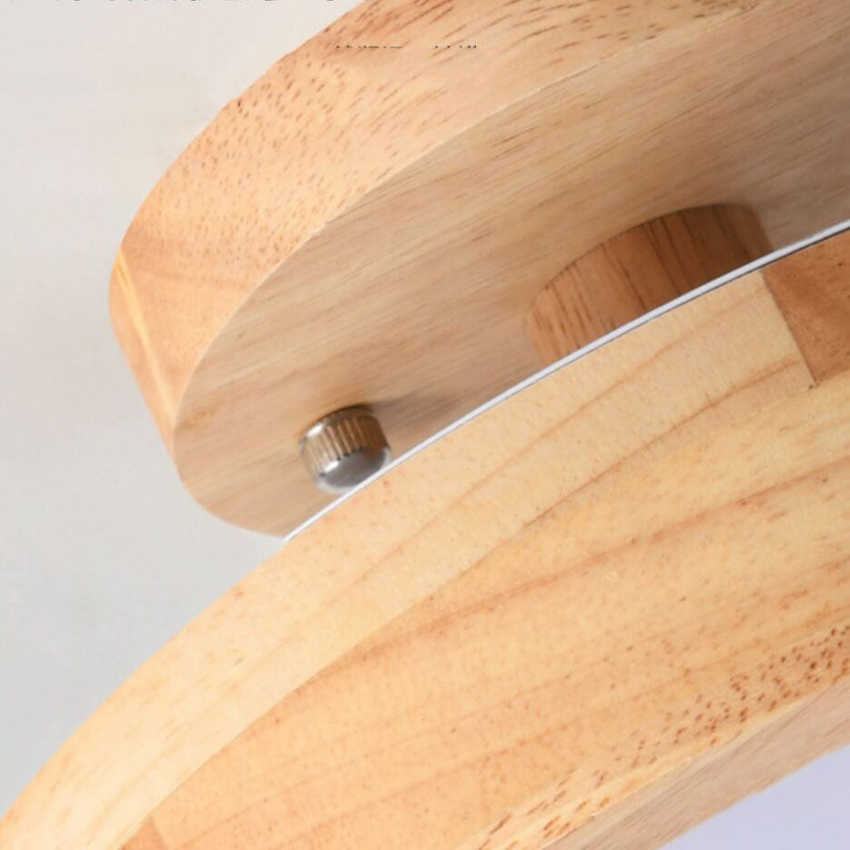 Wood and Metal LED Ceiling Light | 5 Colours, 3 Sizes