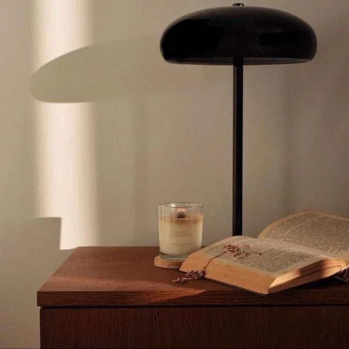 Rounded Retro Cordless Table Lamp