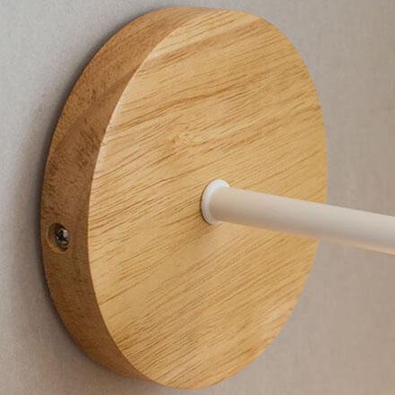 Nordic Wood Dome Wall Light