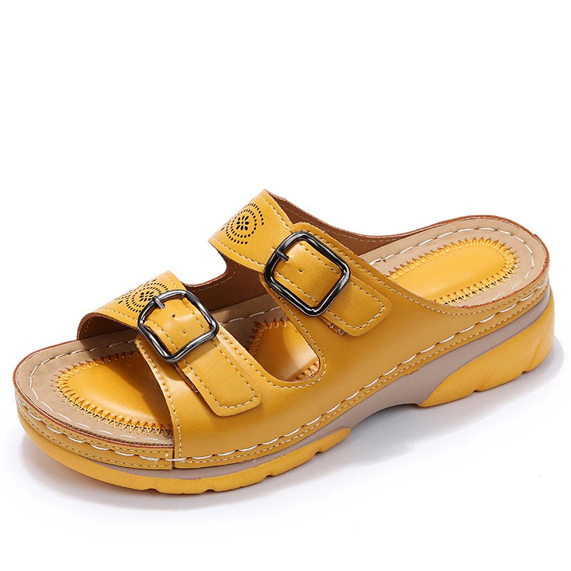 Women's Double-Buckle Slide Comfort Sandals – image 6