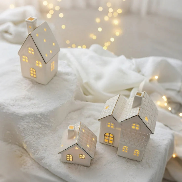 Light-Up Ceramic Christmas Village