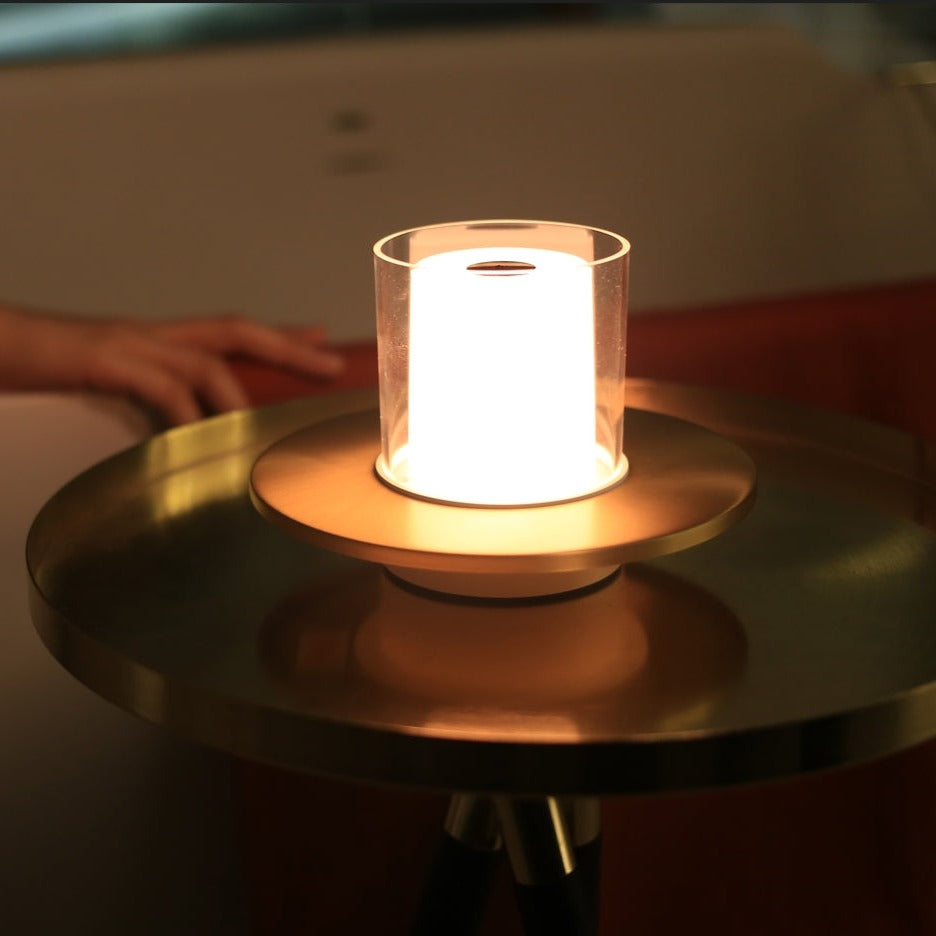 Rechargeable Candle Flame Table Lamp