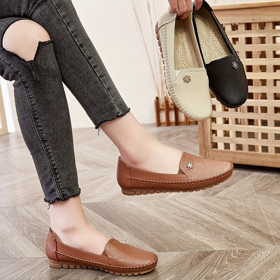Women's Perforated Slip-On Comfort Loafers – image 5