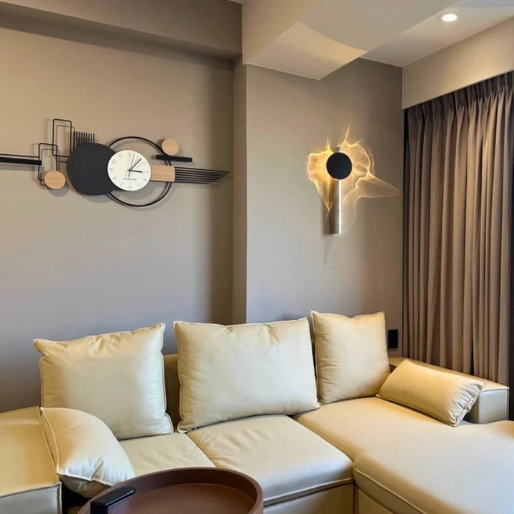 Aluminium Ripple Effect LED Wall Sconce