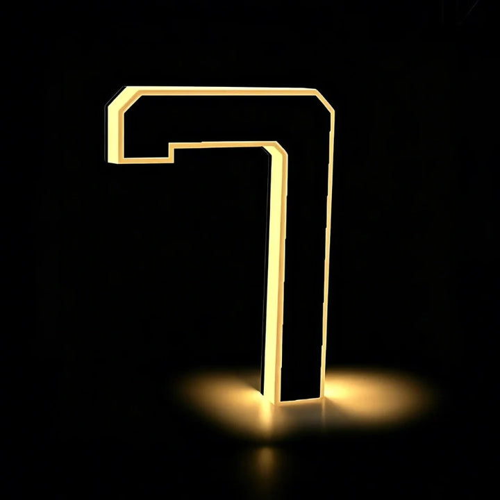 Solar Powered House Number Light