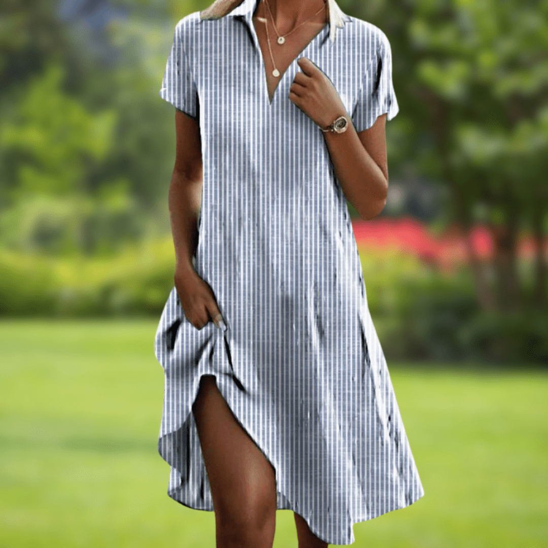 Women's V-Neck Summer Dress – image 4