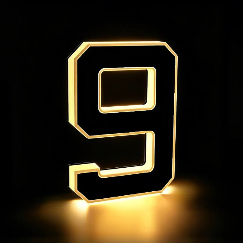 Solar Powered House Number Light