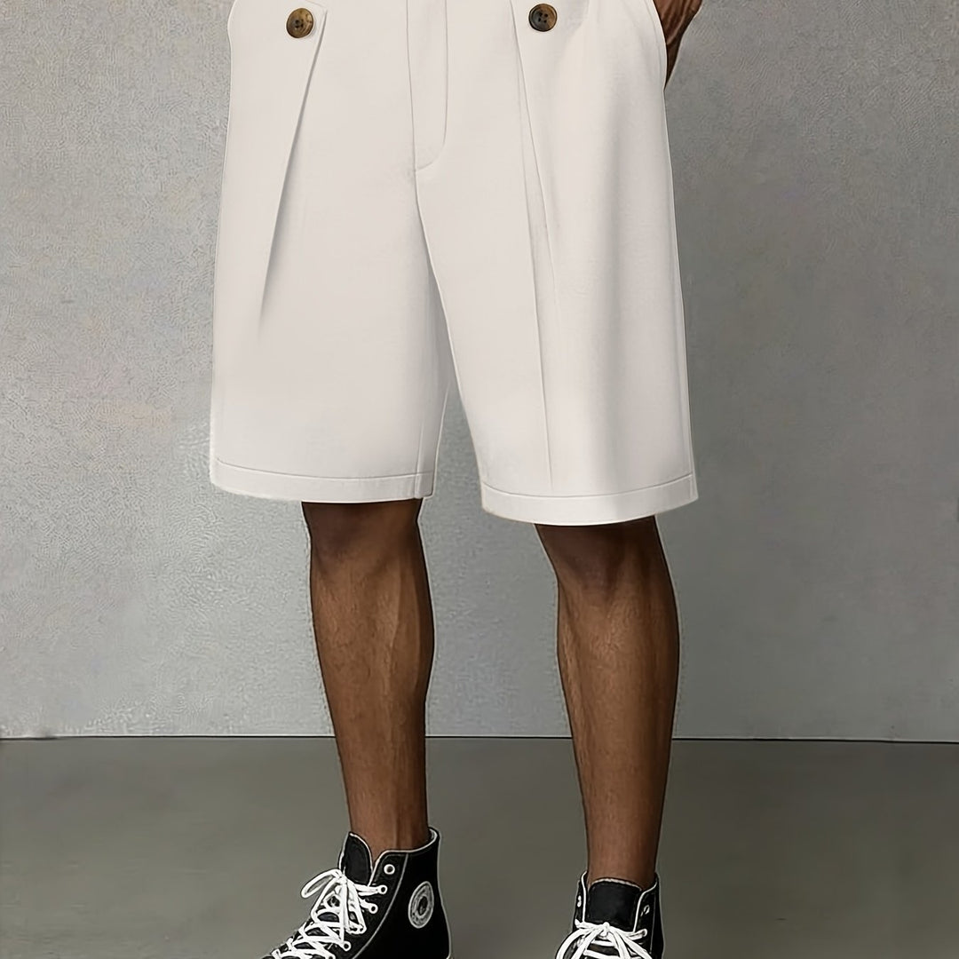 Men's Tailored Pleated Summer Shorts – image 4
