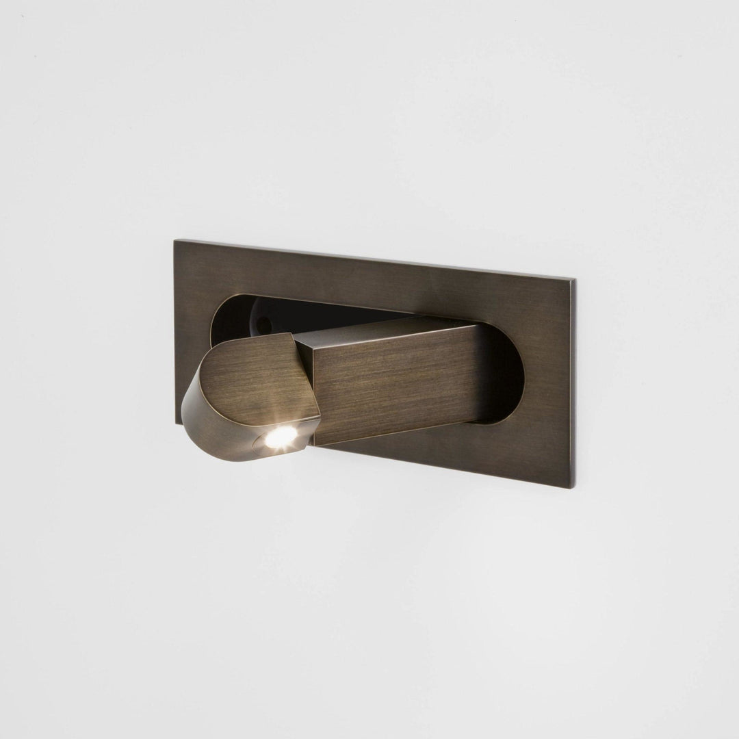 Recessed-Look Reading Wall Light | Swivel LED, 6 Finishes