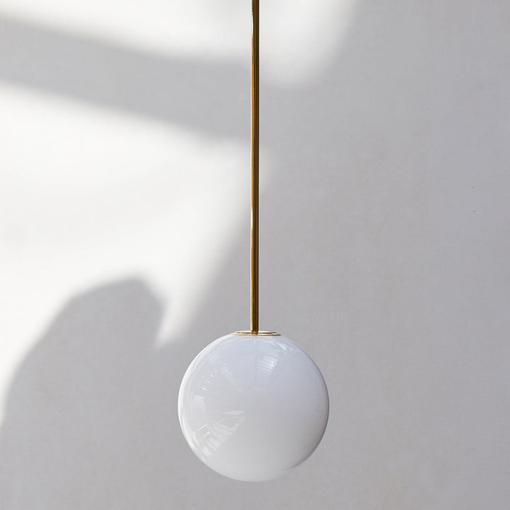 Modern Glass Pendant Light With Integrated LED for Dining Room — Ashbury Home & Living