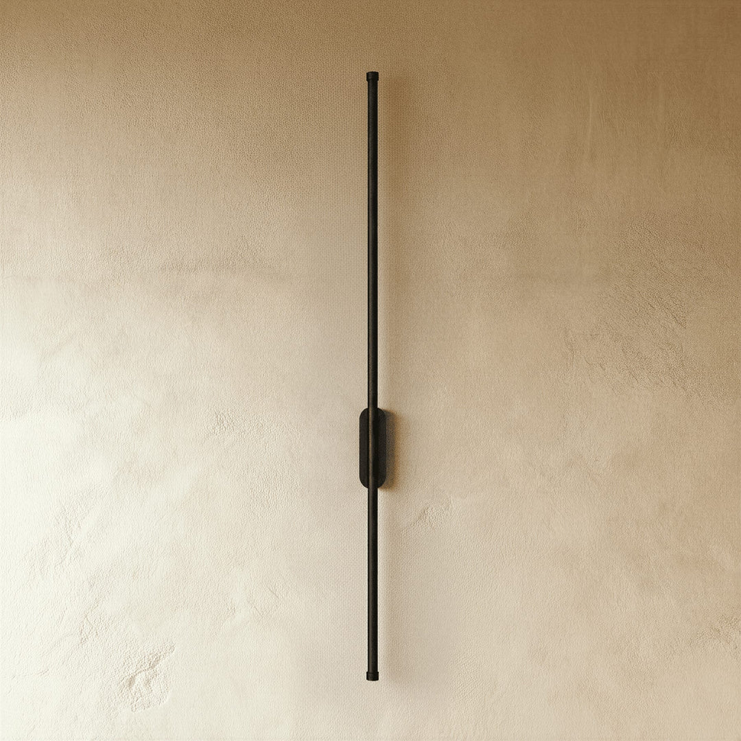 Slim LED Line Wall Light | Black or Gold, 60-100 cm