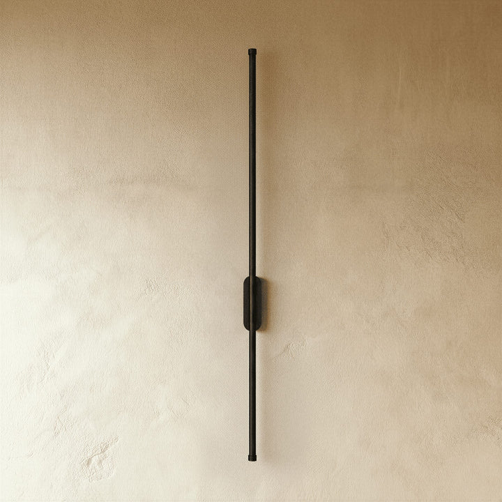 Slim LED Line Wall Light | Black or Gold, 60-100 cm