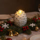 Flameless LED Pinecone Candles
