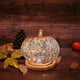 Hand-Blown Glass Pumpkin Lamp