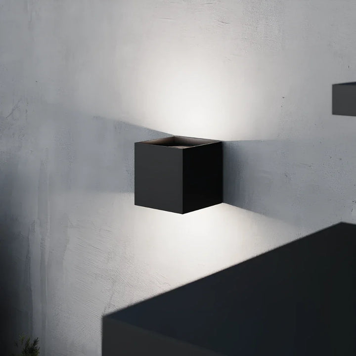 Adjustable Angle Cube Wall Light