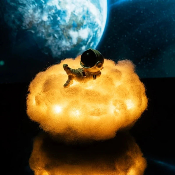 Astronaut Cloud Night Light with Remote
