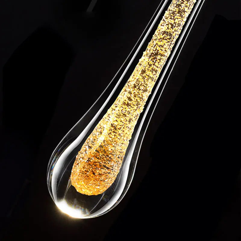 Modern Glass Raindrop LED Wall Sconce 1-Light
