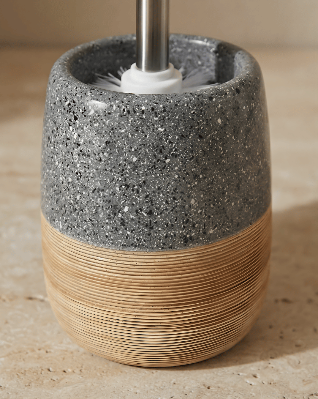 Ceramic Toilet Brush Set, view 3